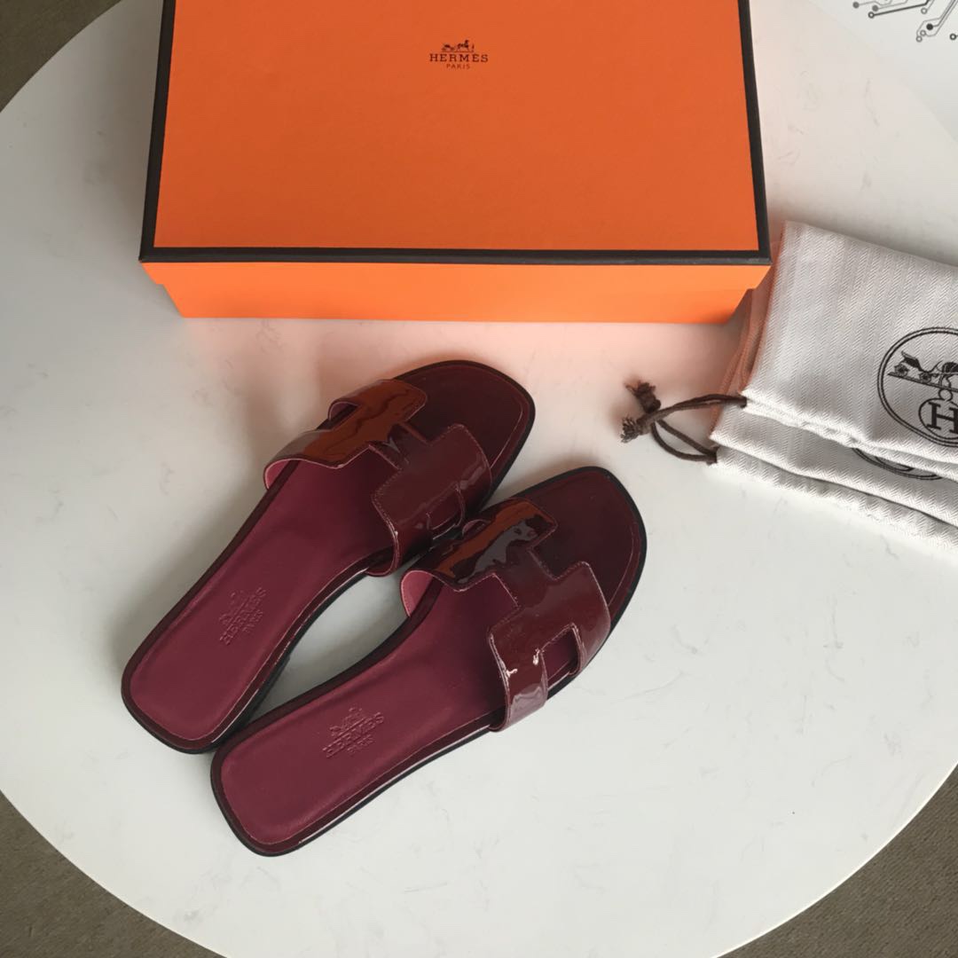 에르메스 올수공 오란 슬리퍼 샌들 페이던트 14